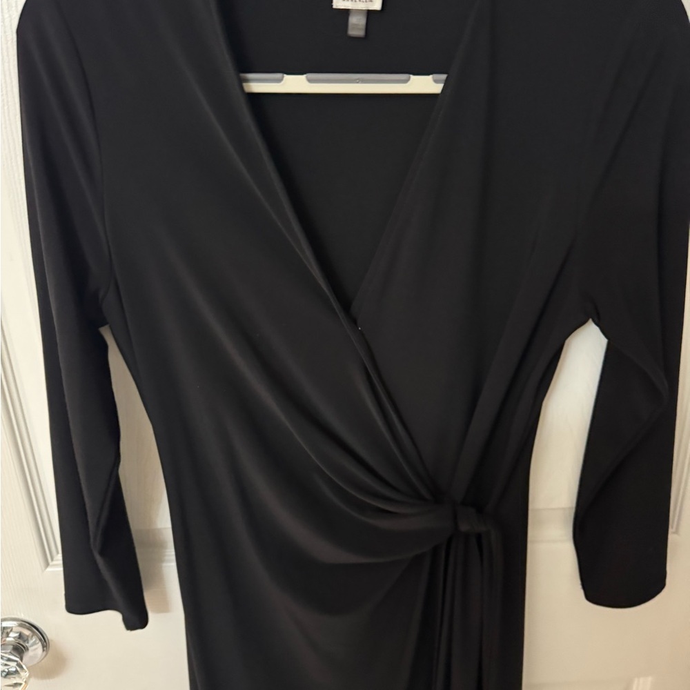 Anne Klein Black Long Sleeve Dress